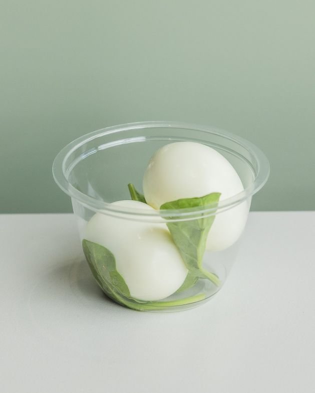 Boiled Egg + Spinach 