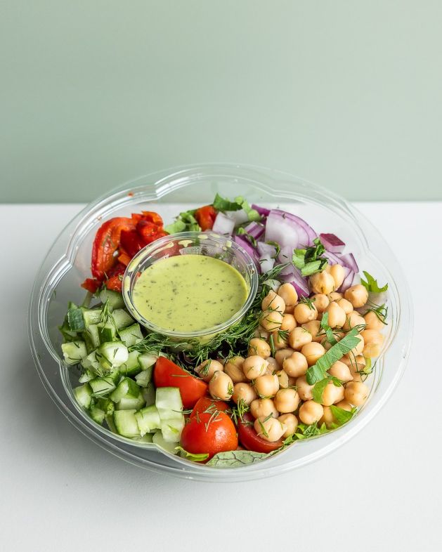 Chickpea Chopped Salad