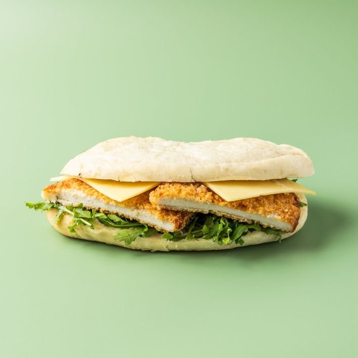 Chicken and  Avo Caesar Roll 