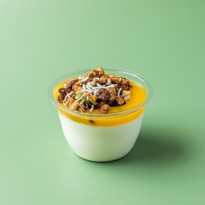 Passionfruit & Lemon Yoghurt and Granola Pot 