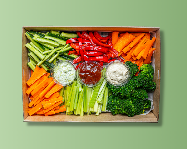 Crudités (Veggie Sticks) + Dips