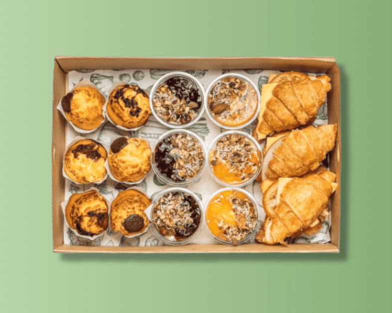 Breakfast Box with Mini Croissants