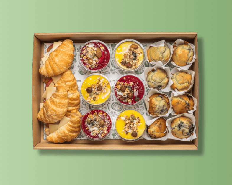 Breakfast Box with Mini Croissants