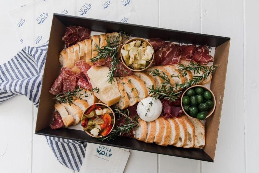 Italian antipasti platter