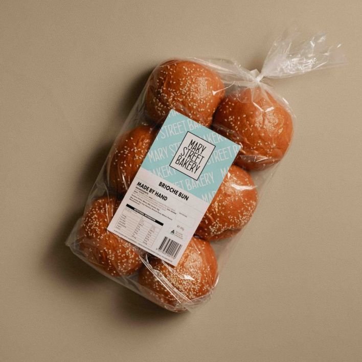 Brioche Burger Bun 6pk