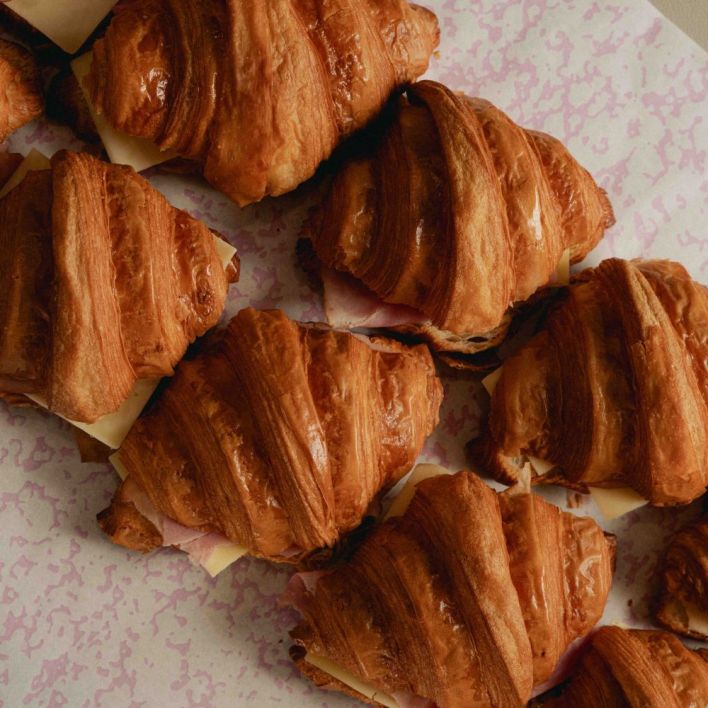Mini Ham + Cheese Croissant Box 10p