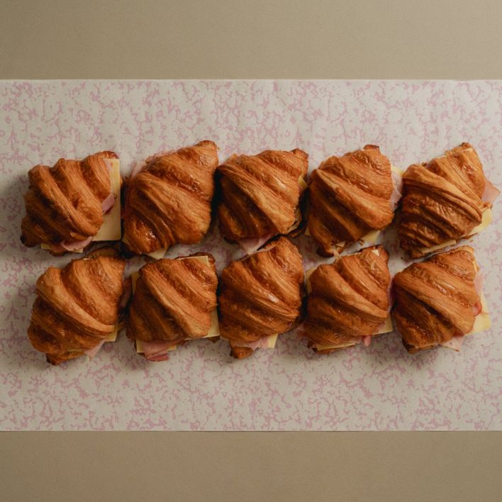 Mini Ham + Cheese Croissant Box 10p