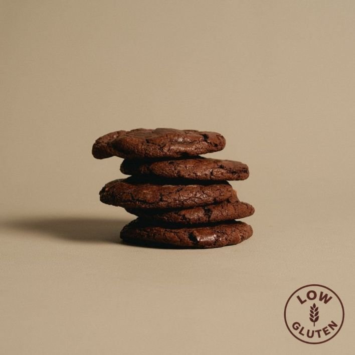 Double Choc Pecan Flourless Cookie