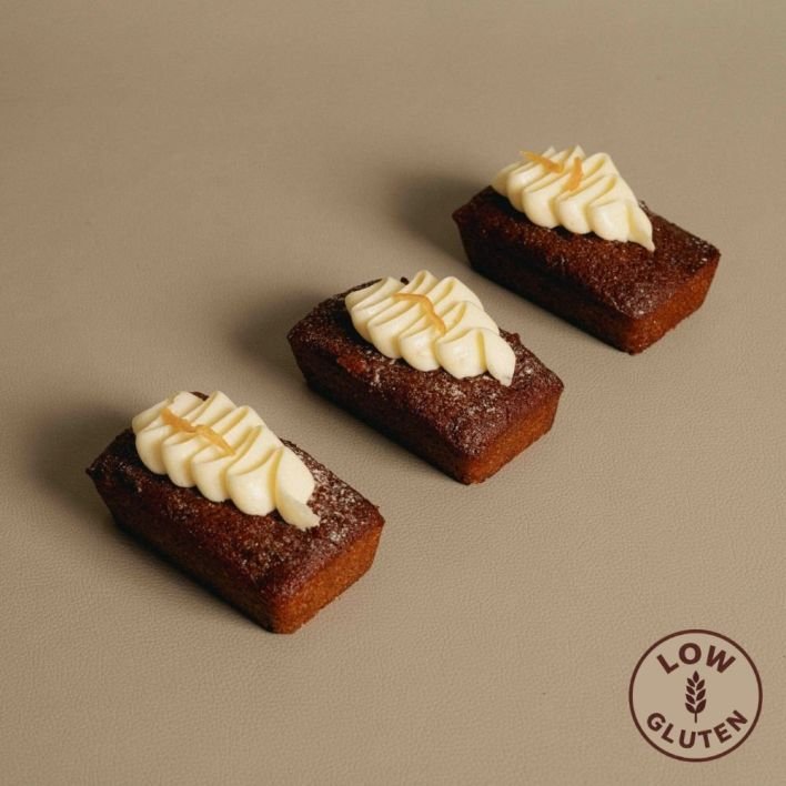 Carrot Cake Flourless Mini Loaf