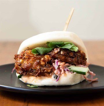Steamed Bao Bun - Spicy Corn Fritter