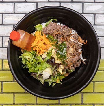 Medium Vermicelli Noodle Salad - Lemongrass Beef (GF) (DF)