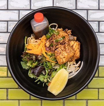 Medium Vermicelli Noodle Salad - Seared Atlantic Salmon (GF) (DF)