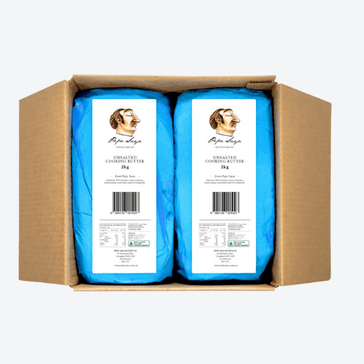 4Kg (2 x 2kg) Cooking Butter Unsalted 5th Duke Pepe Saya