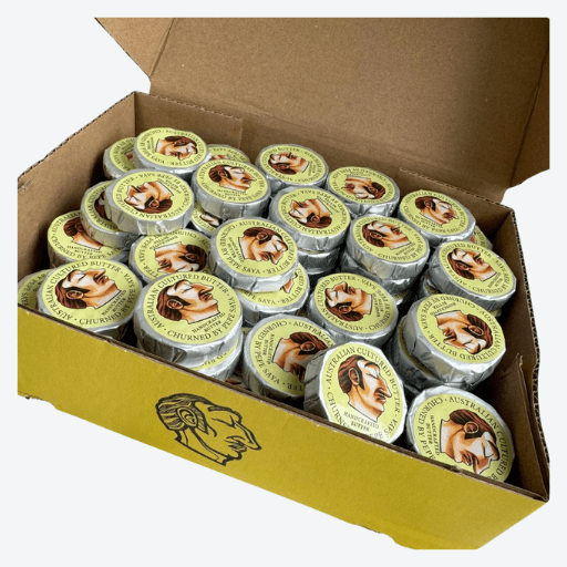 15g Butter Portions Salted, Cultured Pepe Saya (100 Per Box)