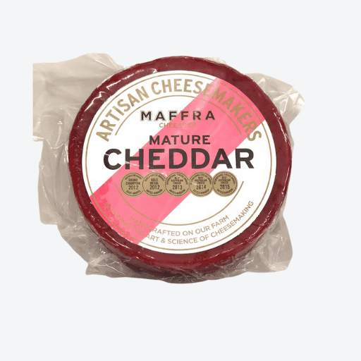 2.7kg Maffra Mature Cheddar Red Wax