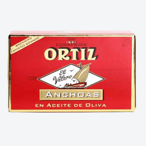 110g Anchovies fillets in Olive Oil Ortiz