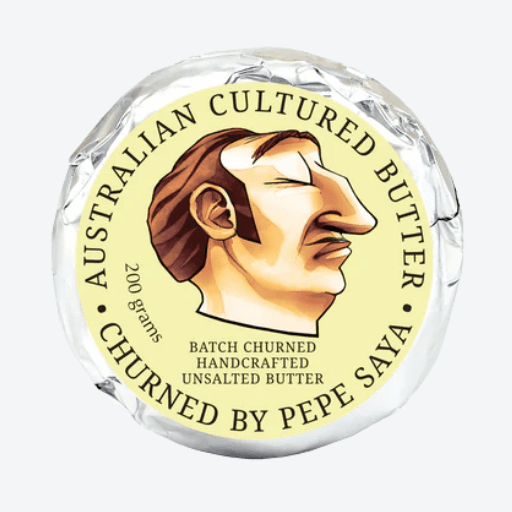 200g Pepe Saya Unsalted Cultured Butter (BOX OF 6)