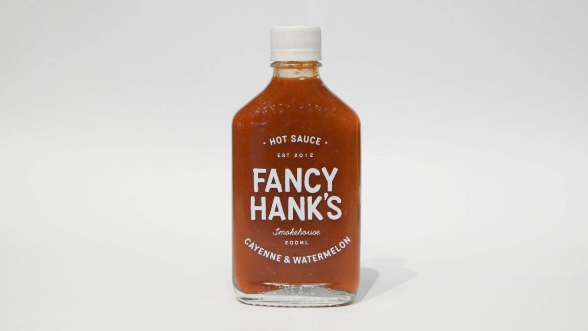 200ml Fancy Hank's Cayenne & Watermelon Hot Sauce