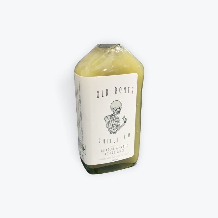 200ml Jalapeno & Garlic Pepper Sauce Old Bones