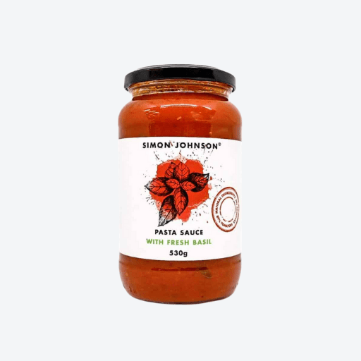 530g Simon Johnson Pasta Sauce Basil