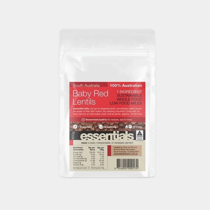 650g Lentils - Baby Red