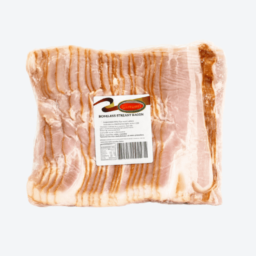 Bacon Streaky Rindless Zammit 15Kg Box (5 X 3Kg Pkts)