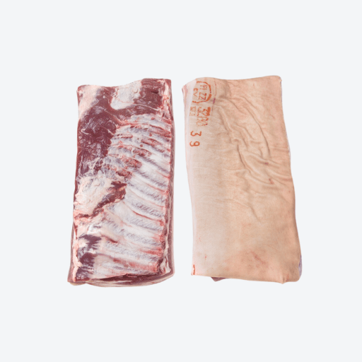 Pork Belly Bone In Rind On Northern Rivers (Box approx 20-22kg)