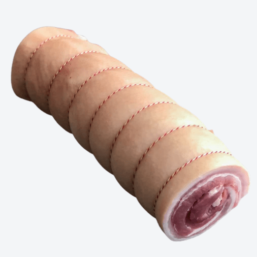 Pork Porchetta Middle Boneless Rind On (Belly and loin Rind On Rolled & Tied)