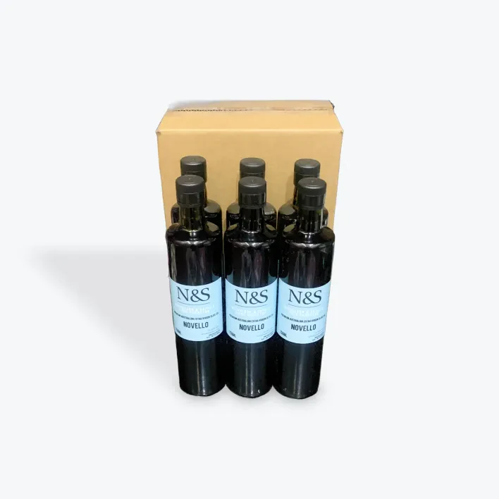 750ml Box of Six N&S Novello Extra Virgin Olive Oil