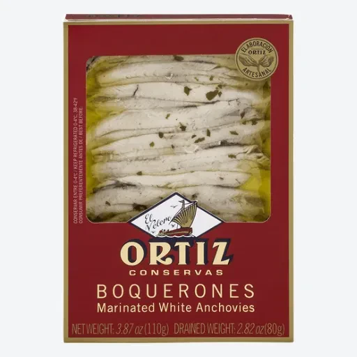 110g White Anchovies Fillets Ortiz