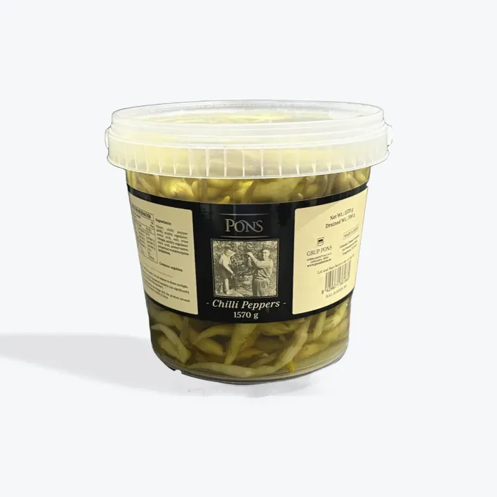 1.57kg Pons Guindilla Green Pickled Peppers
