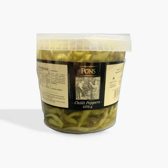 1.57kg Pons Guindilla Green Pickled Peppers