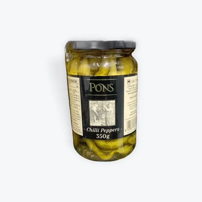 350g Pons Guindilla Green Pickled Peppers