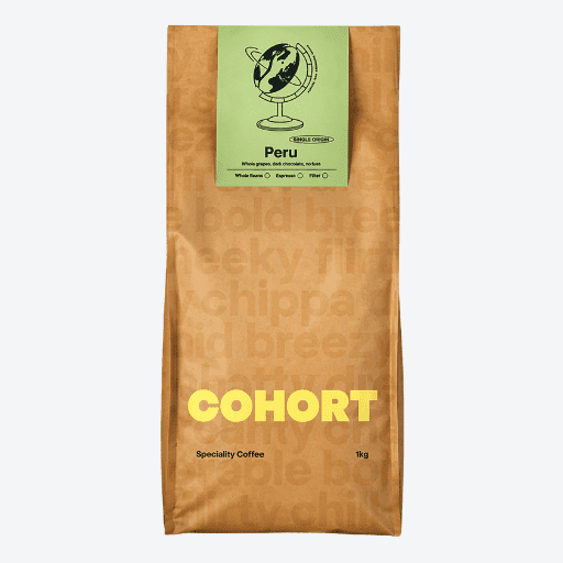 1kg Cohort Coffee Roasters Beans - Single Origin / Peru