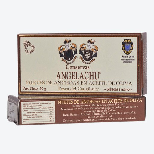 50g Cantabrian Anchovies in Olive Oil Premium