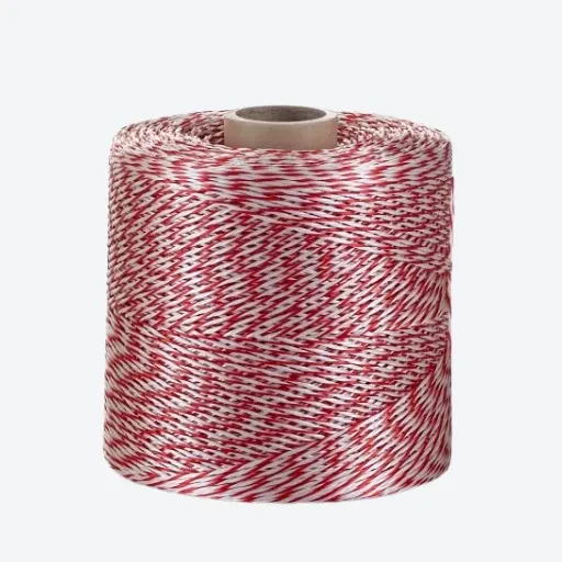 650m Butcher Twine Red & White Poly