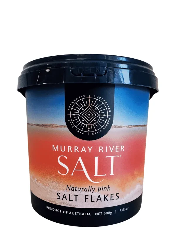 500g Murray River Salt Flake Tub