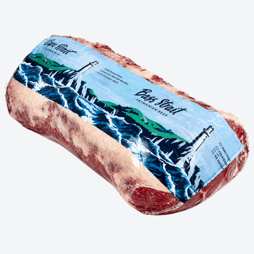 Beef Scotch Fillet Bass Strait Tasmanian Grass Fed Free Range MSA