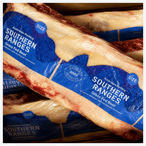 Beef Sirloin Southern Ranges MB2 Victorian Grass Fed Free Range Hormone/Antibiotic Free