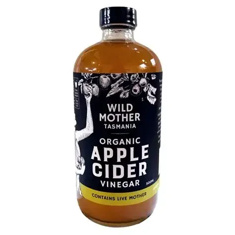 500ml Vinegar Organic Apple Cider Wild Mother