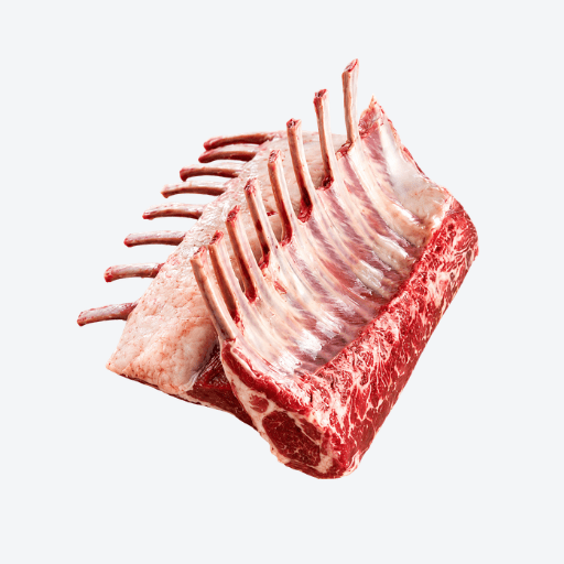Lamb Rack Cap On Roundstone Frenched