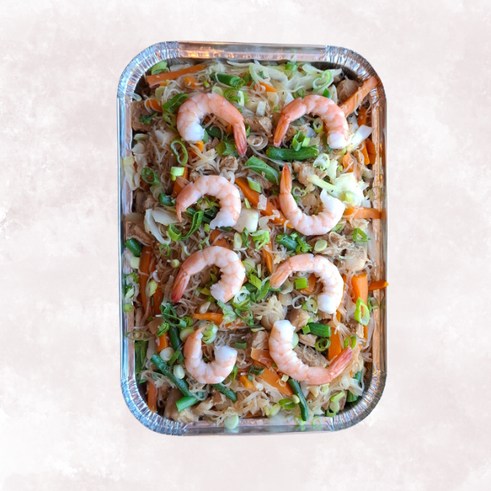 Pancit Bihon Guisado (w Pork & Prawn)