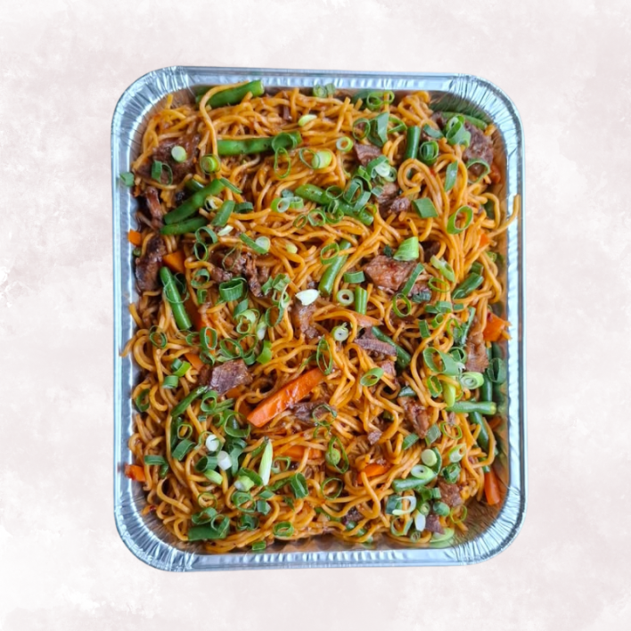 Spicy Beef Singapore Noodles