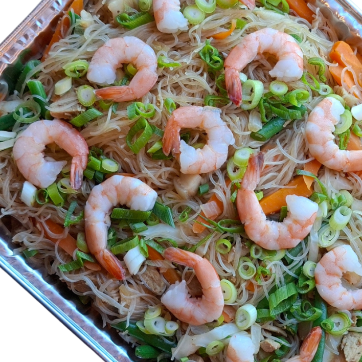 Pancit Bihon Guisado (w Pork & Prawn)