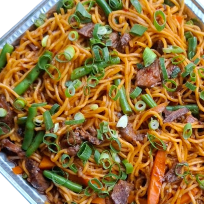 Spicy Beef Singapore Noodles