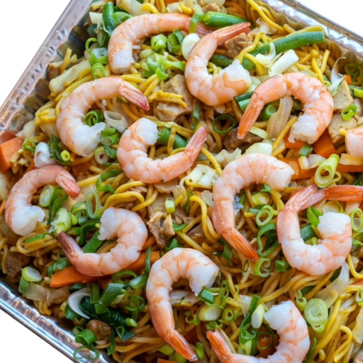 Pancit Canton Guisado (w Pork & Prawn)