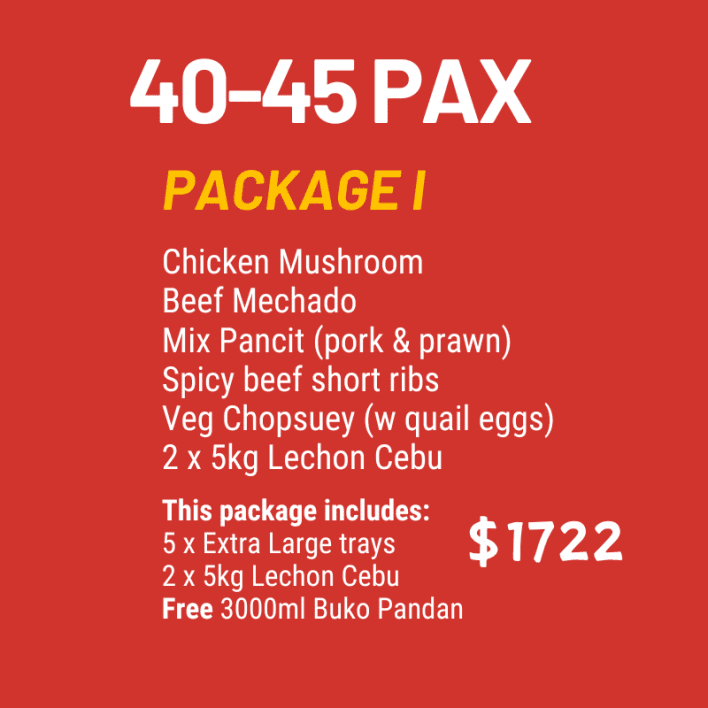 Package I (40-45 pax)