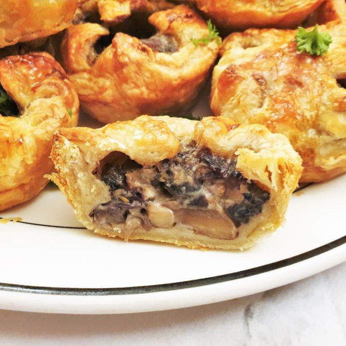 Creamy Mushroom Parcels