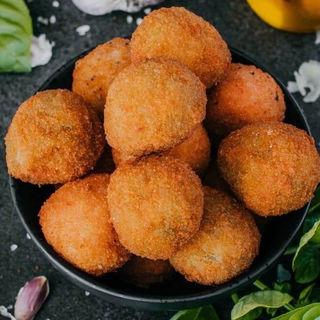 Vegetarian Arancini Cakes
