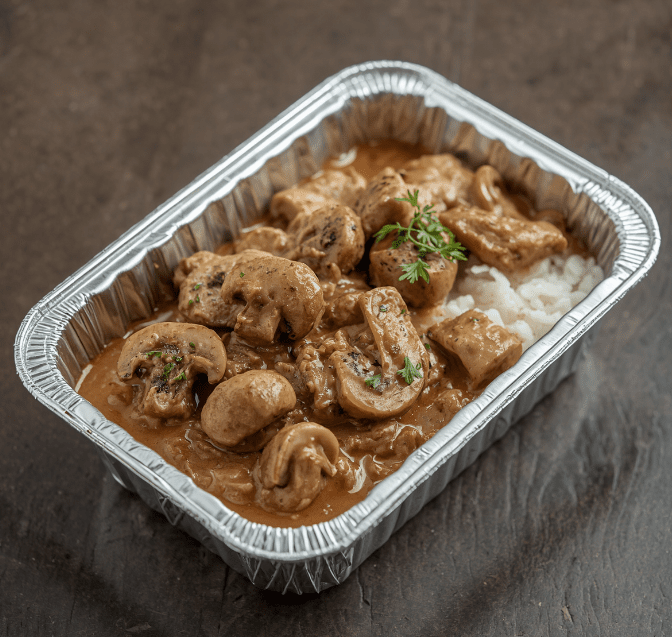 Mushroom Stroganoff with Rice - Individual Pack